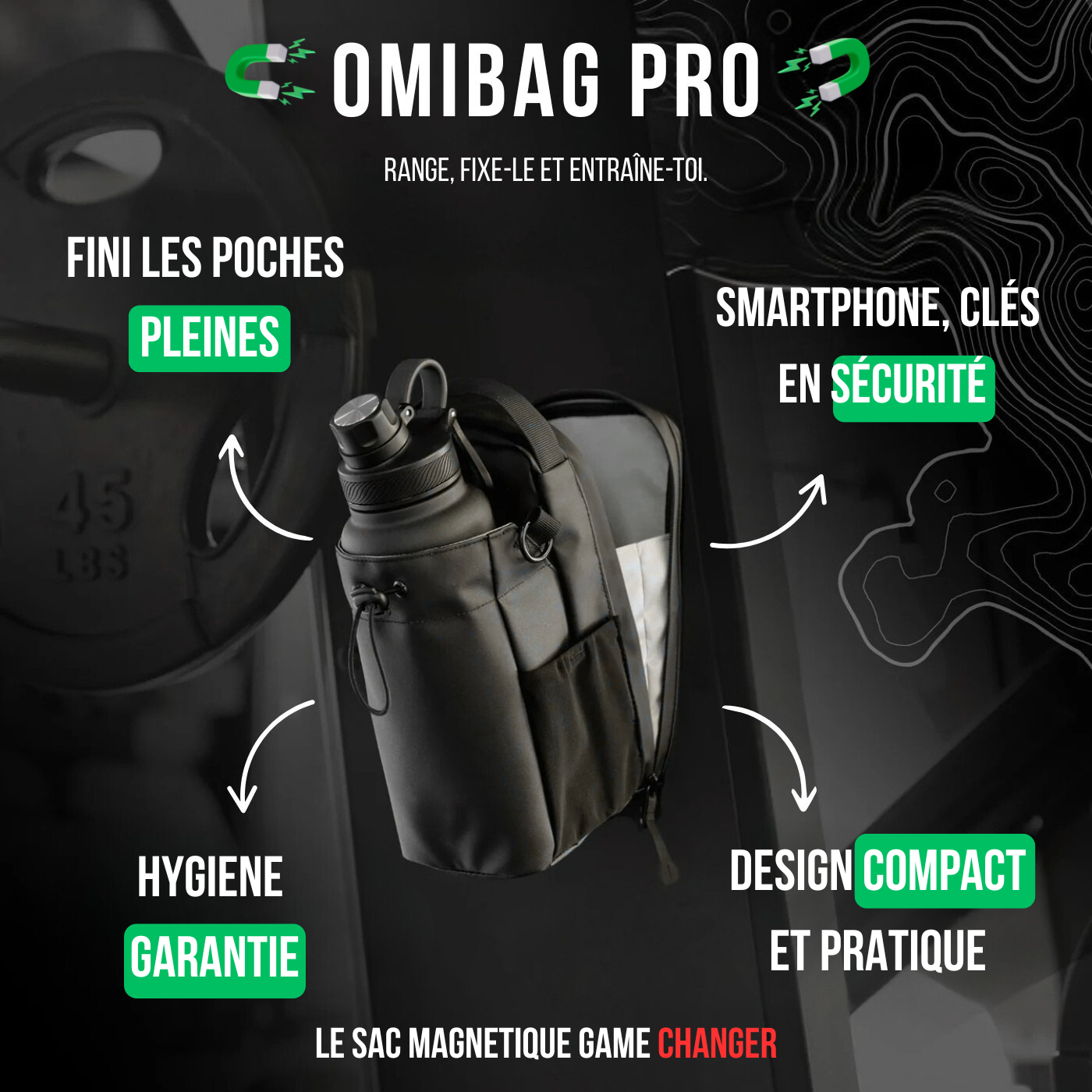 Sac magnétique Omi Bag Pro